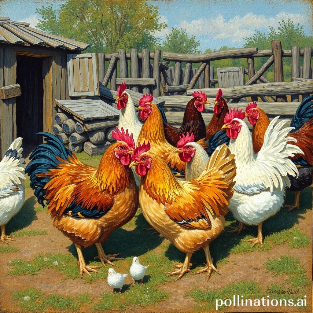 how to show chickens